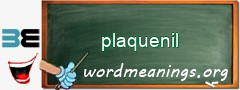 WordMeaning blackboard for plaquenil